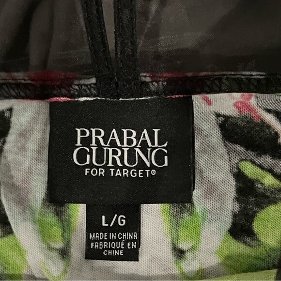 Prabal Gurung for Target Mesh Top Neon Graphic Sleeveless Top Size Large - Picture 8 of 10